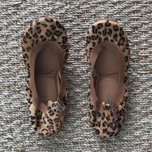 Yosi Samara Leopard Haircalf Ballet Flat Size 8